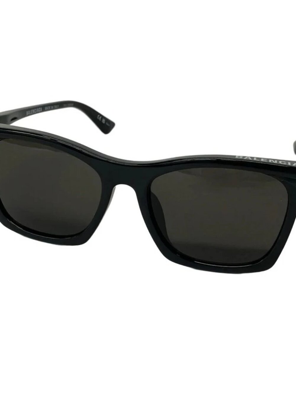 BALENCIAGA BB0099SA Black Plastic Sunglasses